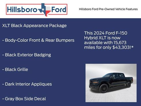 Used 2024 Ford F150 XLT w/ Equipment Group 302A MID AWD/4WD image 3