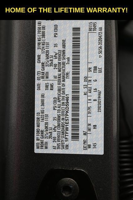 Used 2023 Ford F150 Lariat w/ Equipment Group 502A High AWD/4WD image 60
