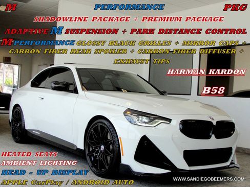 Used 2023 BMW M240i Coupe w/ Premium Package RWD image 1