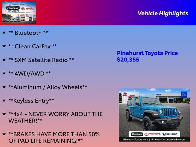 Used 2019 Jeep Wrangler Unlimited Sport S AWD/4WD image 16
