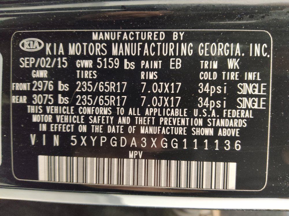 Used 2016 Kia Sorento AWD image 33