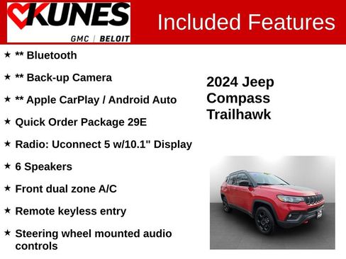Used 2024 Jeep Compass Trailhawk image 2