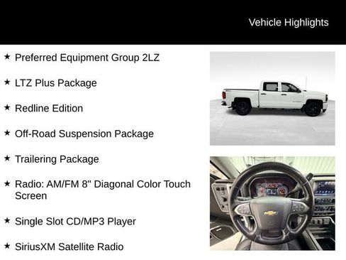 Certified 2018 Chevrolet Silverado 1500 LTZ Z71 w/ Redline Edition image 17