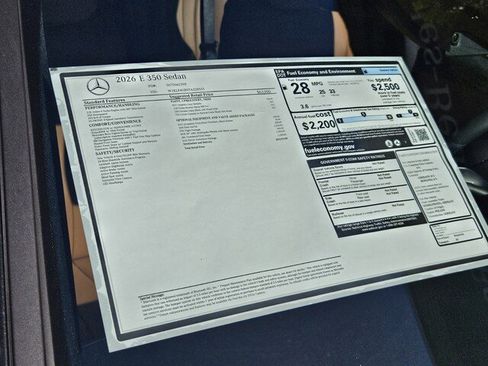 New 2026 Mercedes-Benz E 350 Sedan image 36