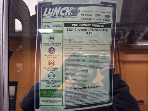 Used 2021 Chevrolet Silverado 1500 RST w/ Convenience Package II image 44
