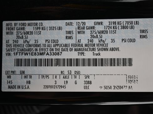 Used 2021 Ford F150 Lariat w/ Equipment Group 502A High image 17