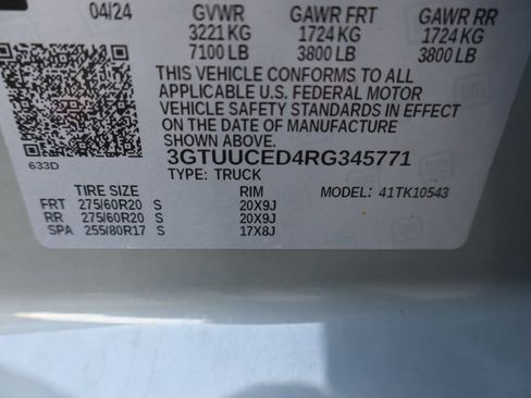 Used 2024 GMC Sierra 1500 Elevation AWD/4WD image 4