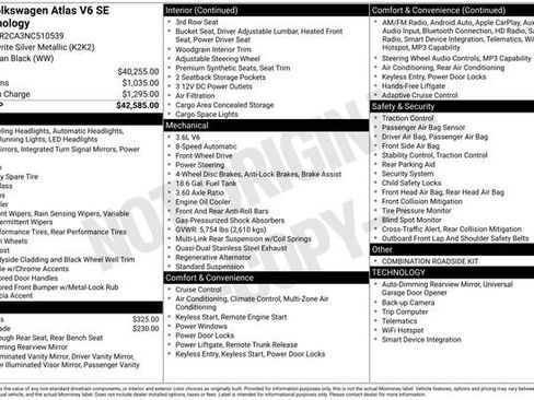 Used 2022 Volkswagen Atlas SE image 4