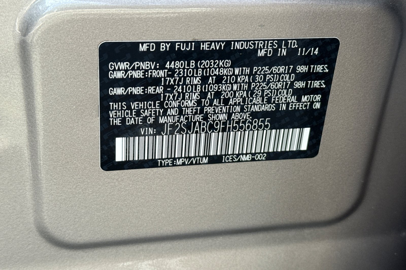 Used 2015 Subaru Forester 2.5i w/ Alloy Wheel Package AWD/4WD image 38