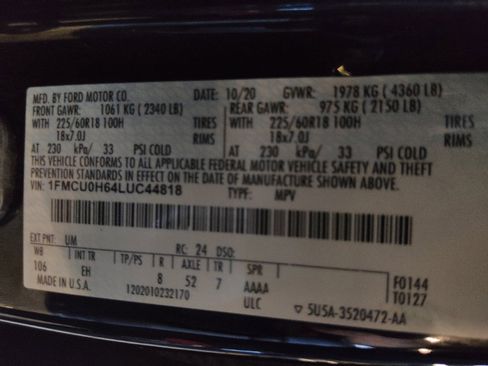 Used 2020 Ford Escape SEL FWD image 33