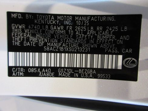 New 2025 Lexus ES 350 image 45