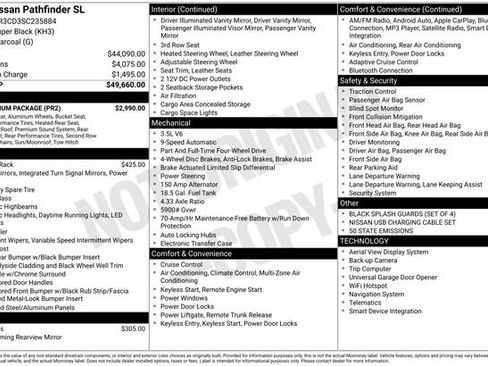 Used 2025 Nissan Pathfinder SL w/ SL Premium Package image 29