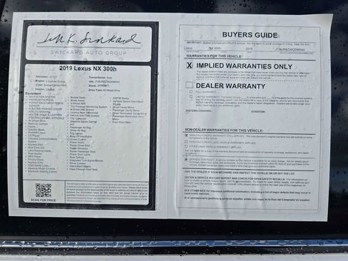 Used 2019 Lexus NX 300h AWD image 19