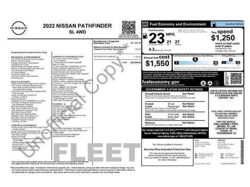 Used 2022 Nissan Pathfinder SL AWD/4WD image 16
