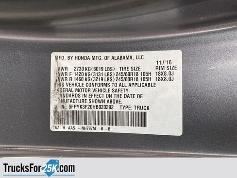 Used 2017 Honda Ridgeline RT image 41