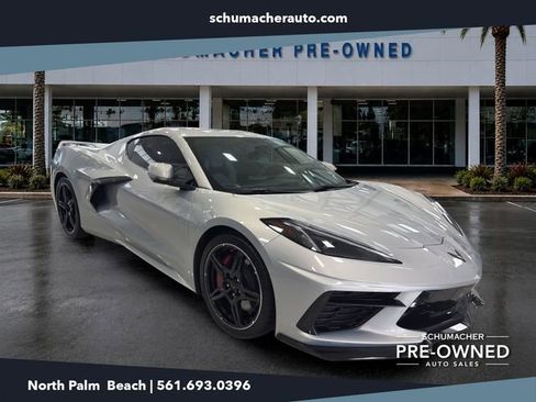 Used 2021 Chevrolet Corvette Stingray Preferred Cpe w/ Z51 Performance Package RWD image 1