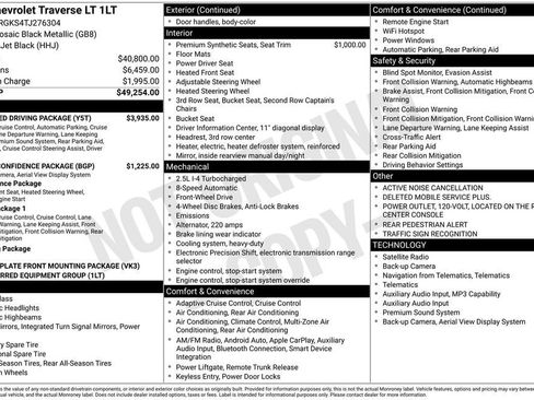 New 2026 Chevrolet Traverse LT w/ Enhanced Driving Package FWD image 24