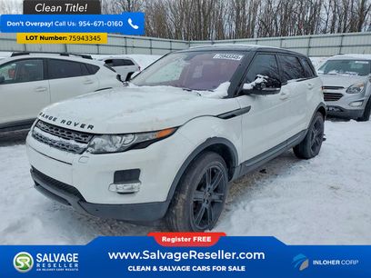 Used 2012 Land Rover Range Rover Evoque Pure Premium