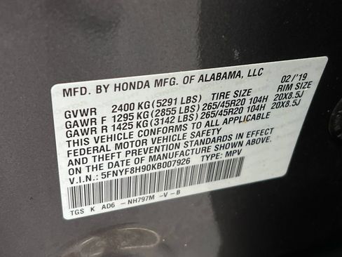 Used 2019 Honda Passport Touring image 27