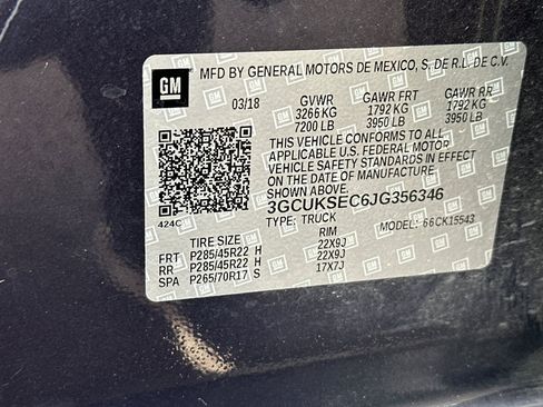 Used 2018 Chevrolet Silverado 1500 LTZ Z71 w/ Centennial Edition image 28