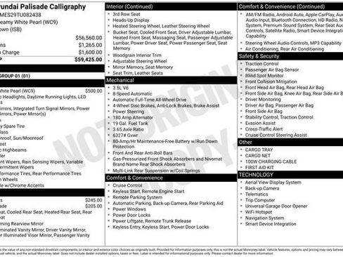 New 2026 Hyundai Palisade Calligraphy image 33