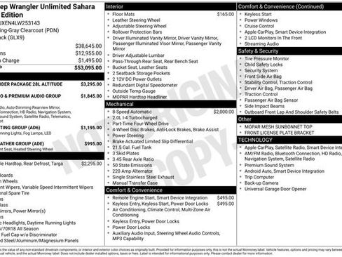 Used 2020 Jeep Wrangler Unlimited Sahara image 23