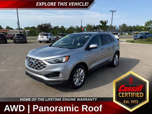 Used 2023 Ford Edge Titanium w/ Class II Trailer Tow Package AWD/4WD image 1