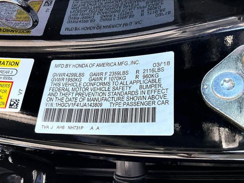 Used 2018 Honda Accord EX image 36