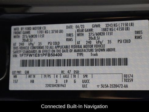 Used 2023 Ford F150 Lariat w/ Equipment Group 502A High AWD/4WD image 24