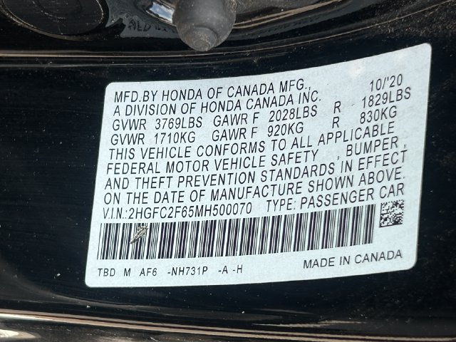 Used 2021 Honda Civic LX image 13