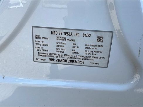 Used 2022 Tesla Model X Plaid AWD/4WD image 19