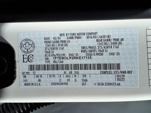 Used 2024 Ford F150 XLT w/ Equipment Group 302A MID AWD/4WD image 17