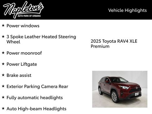 New 2025 Toyota RAV4 XLE Premium image 16