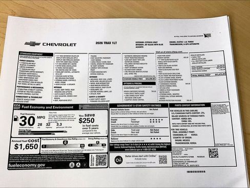 New 2026 Chevrolet Trax LT w/ Driver Confidence Package FWD image 14