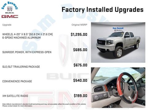 Used 2007 GMC Sierra 1500 SLT w/ SLE/SLT Trailering Package AWD/4WD image 3