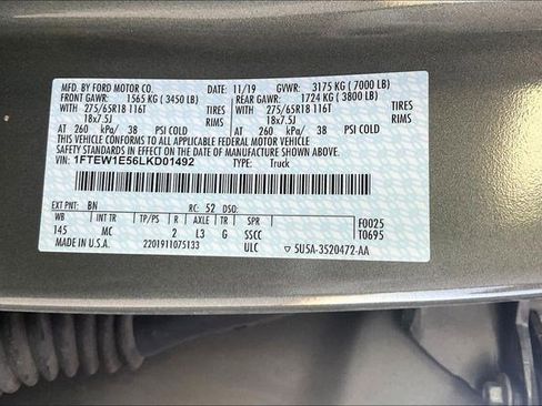 Used 2020 Ford F150 XLT w/ Equipment Group 302A Luxury image 11