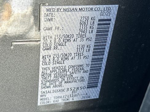 Certified 2025 INFINITI QX60 Sensory AWD/4WD image 56