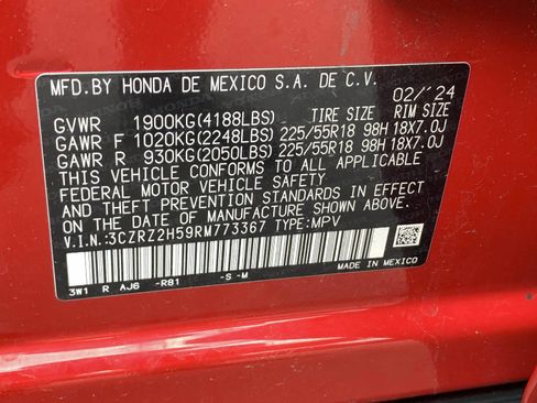 Certified 2024 Honda HR-V Sport image 44