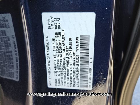 Used 2019 Honda Odyssey EX-L image 7