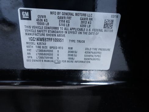 Used 2015 Chevrolet Silverado 2500 LTZ image 38