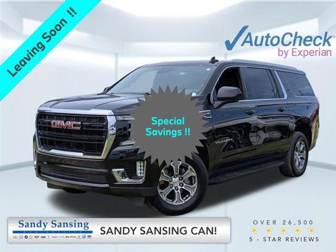 Used 2023 GMC Yukon XL SLE w/ Gmc Pro Safety Plus Package RWD image 1