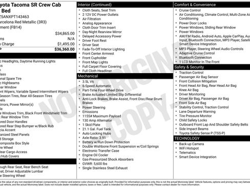 Certified 2023 Toyota Tacoma SR image 32