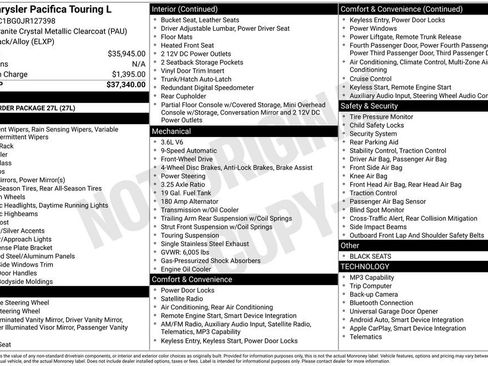 Used 2018 Chrysler Pacifica Touring-L image 4