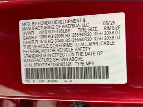 New 2025 Honda Pilot Touring image 27