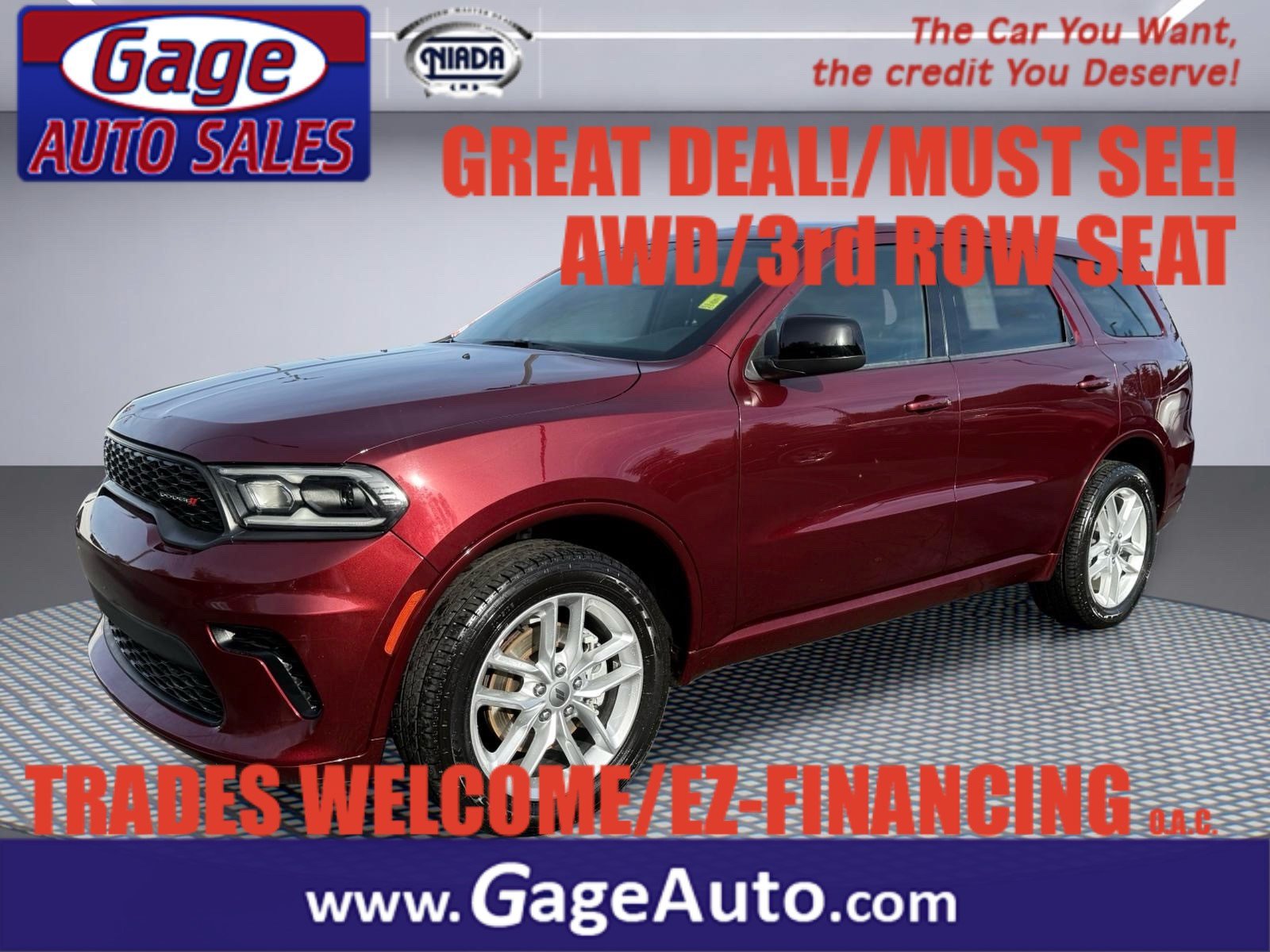 Used 2023 Dodge Durango GT AWD/4WD image 1