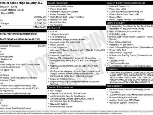 Certified 2025 Chevrolet Tahoe High Country image 5
