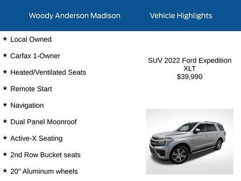 Used 2022 Ford Expedition XLT RWD image 2