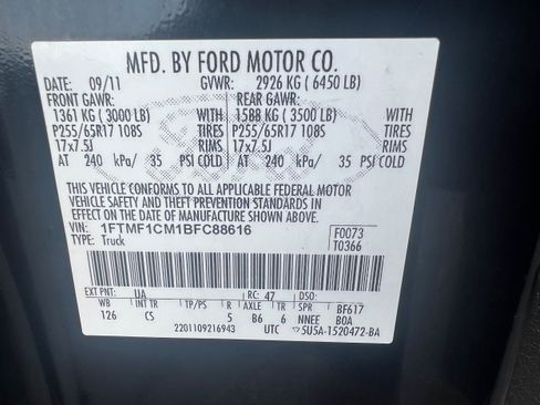 Used 2011 Ford F150 STX w/ Trailer Tow Pkg RWD image 20