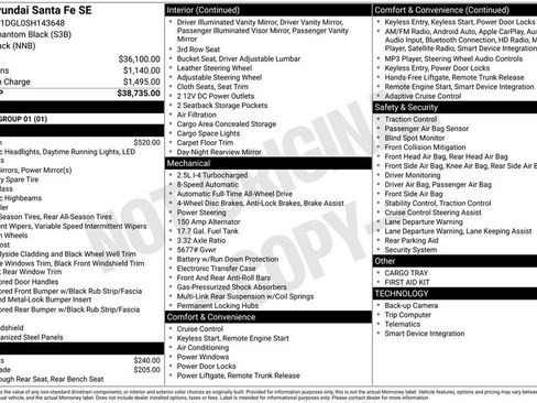 Certified 2025 Hyundai Santa Fe SE image 27