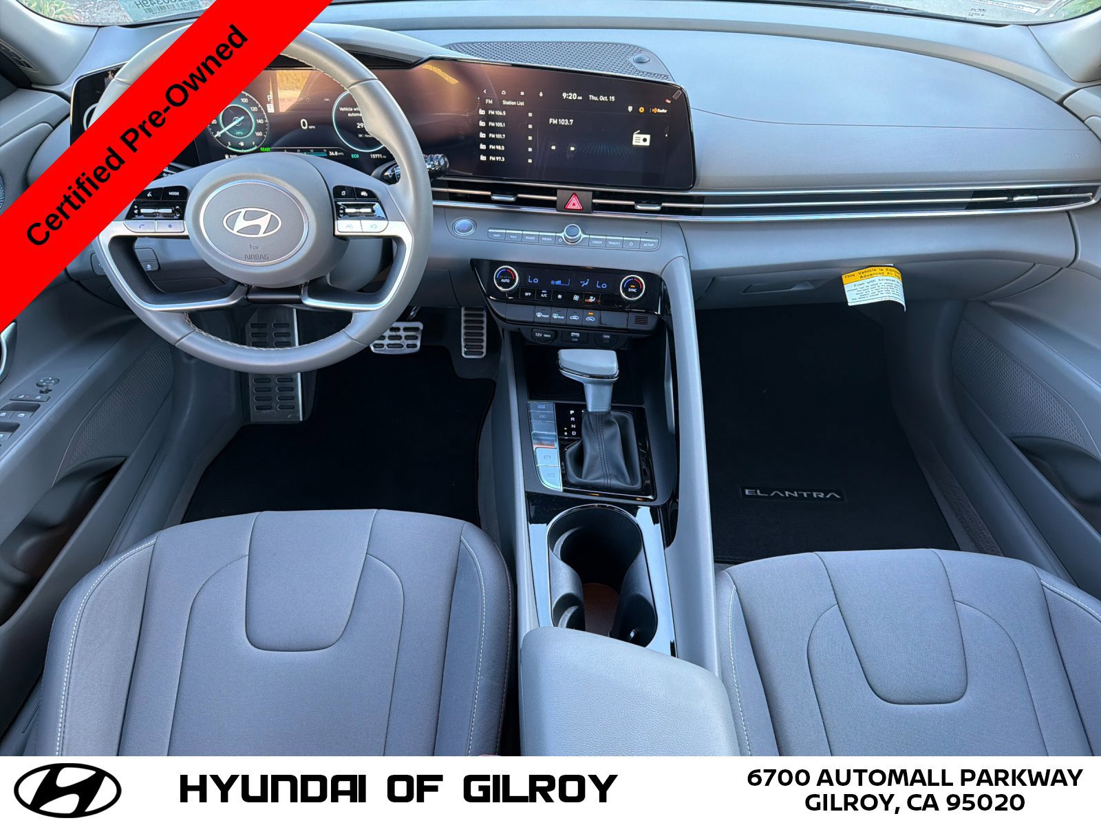 Certified 2025 Hyundai Elantra SEL FWD image 14